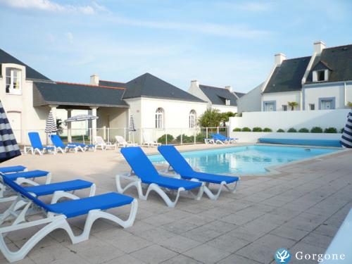 Photo n°2 de :MAISON DANS RSIDENCE HTELIRE AVEC VUE SUR MER PISCINE